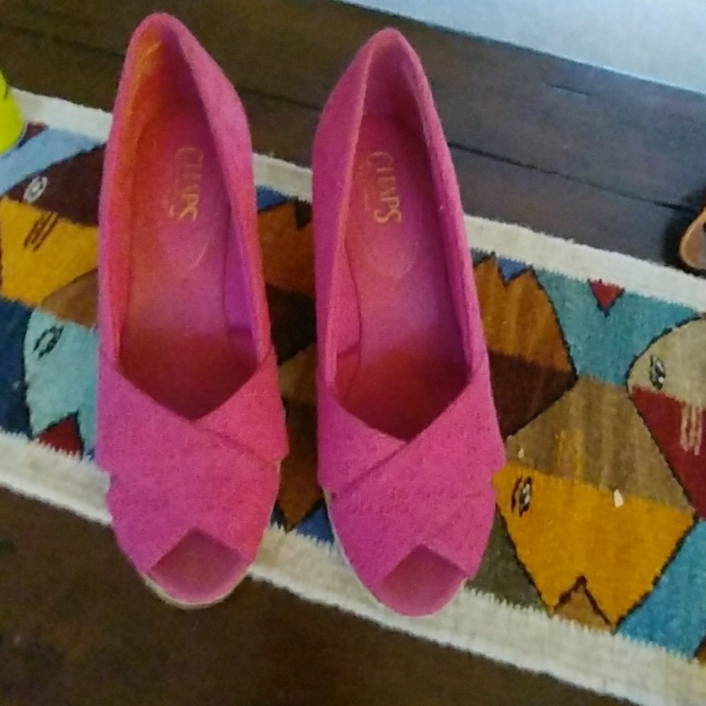 Chaps wedges 8.5/9